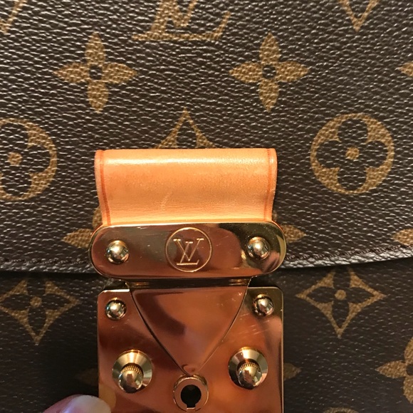 EUC Louis Vuitton Monogram Canvas Burgundy Eden PM - Picture 8 of 8